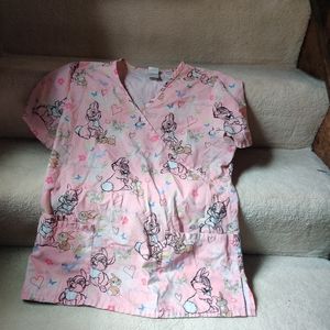 Thumper scrub top size small